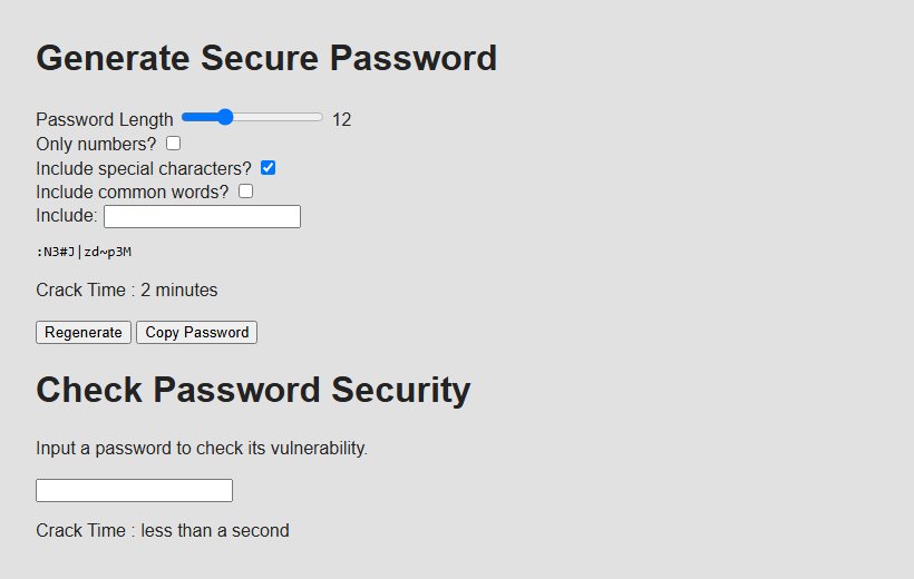 Screenshot of Password Tool